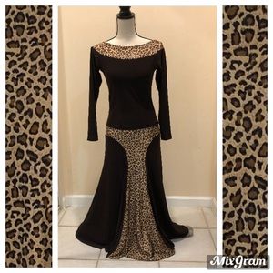 Beautiful blouse and skirt, ballroom practice. New